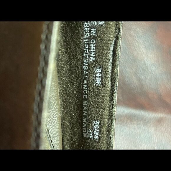 Clarks brown leather slip‎ on shoes, size 8 1/2 - Picture 9 of 9